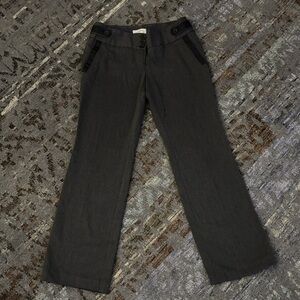 LOFT Charcoal Trousers